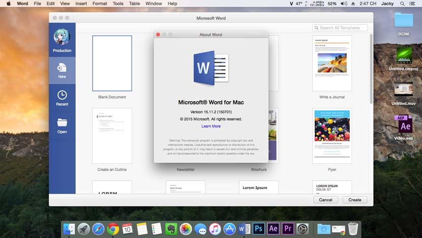 does microsoft office 2011 for mac have publisher
